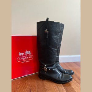 Coach Leather Riding Boots